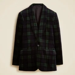 Shawl-collar dinner jacket in velvet