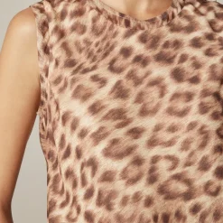 Shell top in viscose chiffon