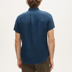 Short-sleeve Baird McNutt Irish linen shirt