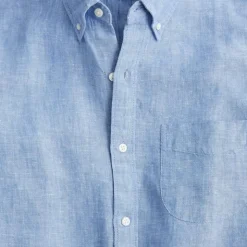 Short-sleeve Baird McNutt Irish linen shirt