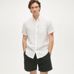 Short-sleeve Baird McNutt Irish linen shirt