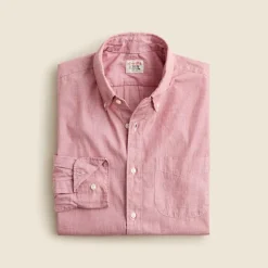 Slim Secret Wash cotton poplin shirt