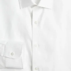 Slim-fit Ludlow Premium fine cotton dress shirt in dobby