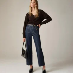 Slim-wide jean with sailor pockets