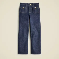 Slim-wide jean with sailor pockets