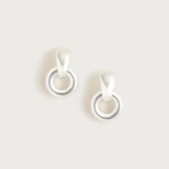 Small door knocker earrings