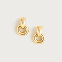 Small door knocker earrings