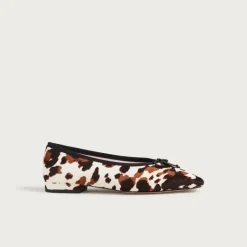 Sophie ballet flats in printed calf hair