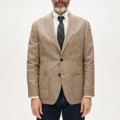 Sportcoat in English linen-wool blend