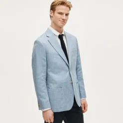 Sportcoat in English linen-wool blend