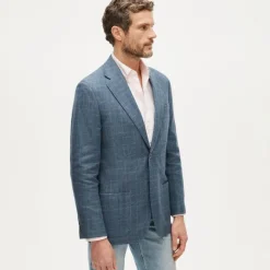 Sportcoat in English linen-wool blend