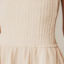 Strapless mixy dress