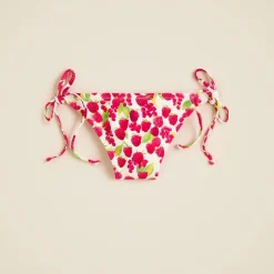 String hipster bikini bottom in raspberry print