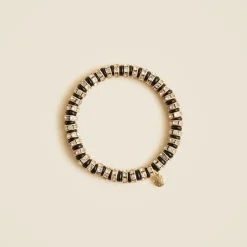 Striped crystal bracelet