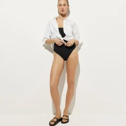 Sydney scrunchie one-piece swimsuit