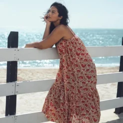 SZ Blockprints™ X J.Crew tiered dress