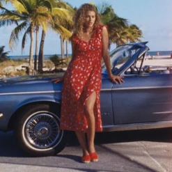 Tall Palermo dress in ramie