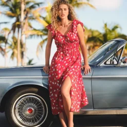 Tall Palermo dress in ramie