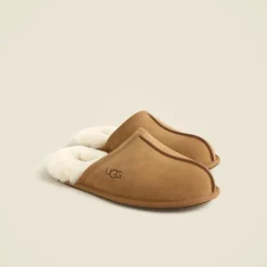UGG® scuff slippers in suede