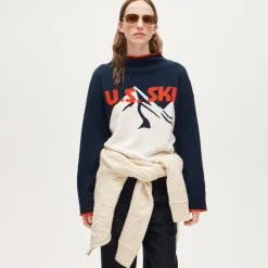 U.S. Ski & Snowboard by J.Crew graphic Rollneck™ sweater in vintage wool
