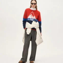 U.S. Ski & Snowboard by J.Crew graphic crewneck sweater in brushed cashmere