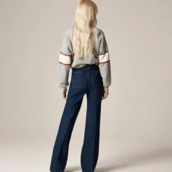 Vintage flare jean with flap pockets