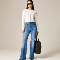 Vintage flare jean with flap pockets