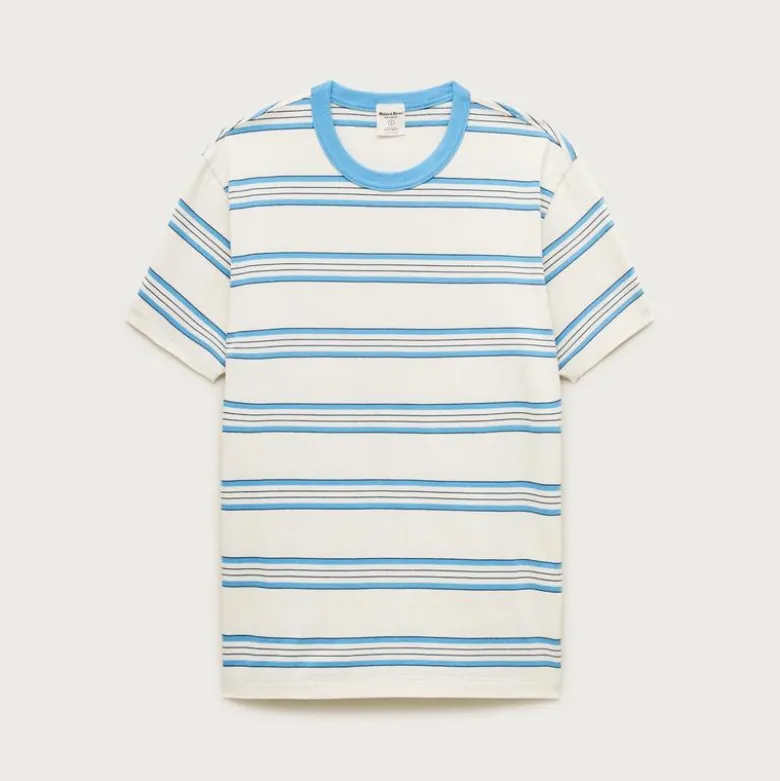 Wallace & Barnes heritage-weight cotton T-shirt in stripe