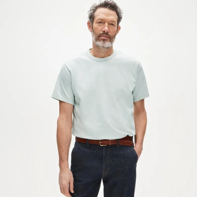 Wallace & Barnes heritage-weight cotton T-shirt