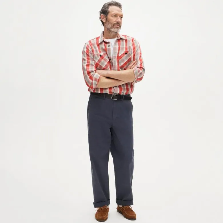 Wallace & Barnes selvedge officer chino pant