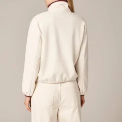Warm-up fleece pullover