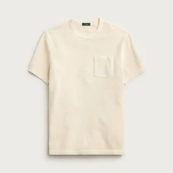 Washed piqué pocket T-shirt