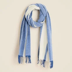 Wool-blend scarf in stripe