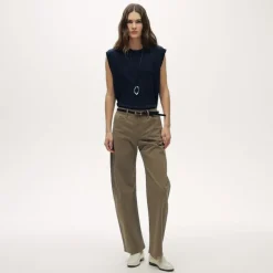 Zoe barrel pant in chino